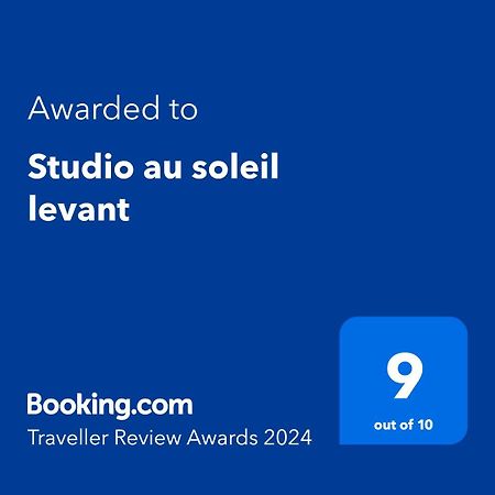 Studio Au Soleil Levant, Avec Piscine Ла-Трініте Екстер'єр фото